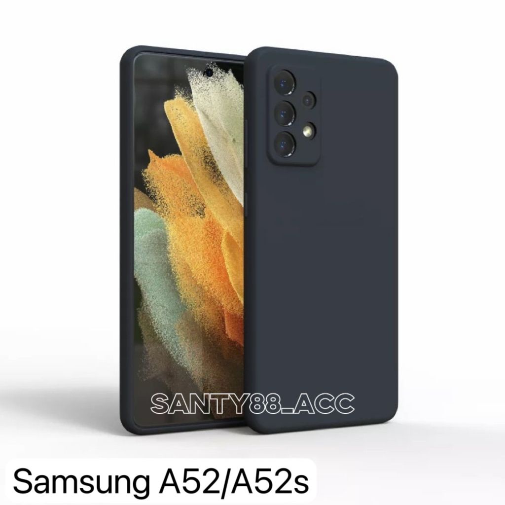Softcase Samsung Galaxy A52 4G 5G/A52s Matte Slim Original List Macaron Samsung Galaxy A52/A52s