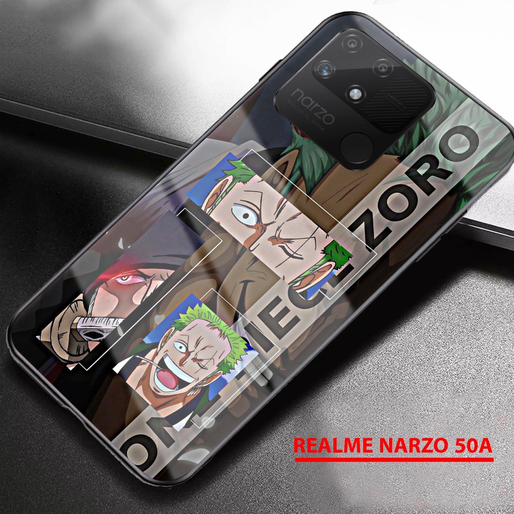 RC Case Realme Narzo 50A Motif Anime One Piece Casing 2D Glosy Realme Narzo 5A Softcase Realme Narzo
