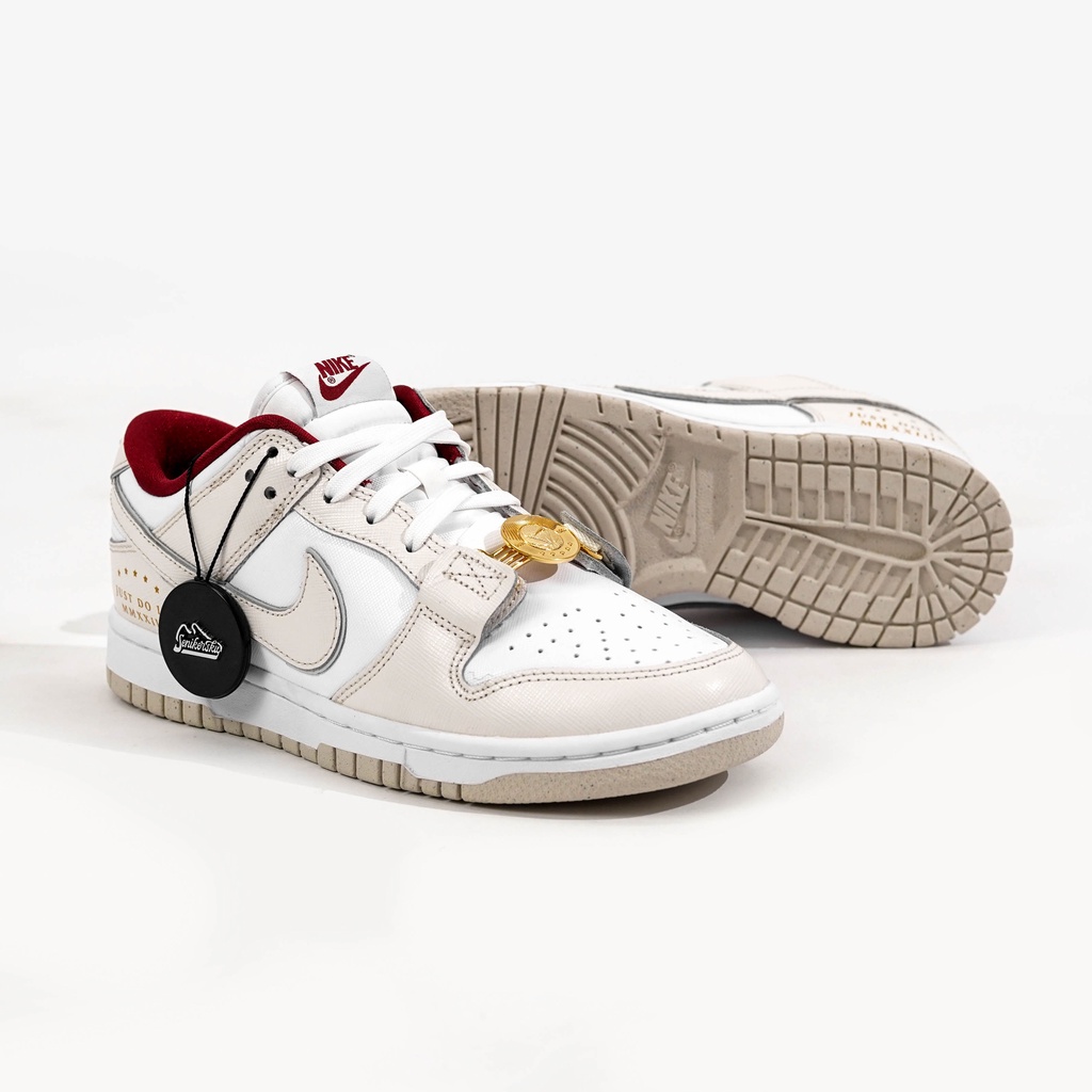 Dunk Low Just Do It White Phantom Womens