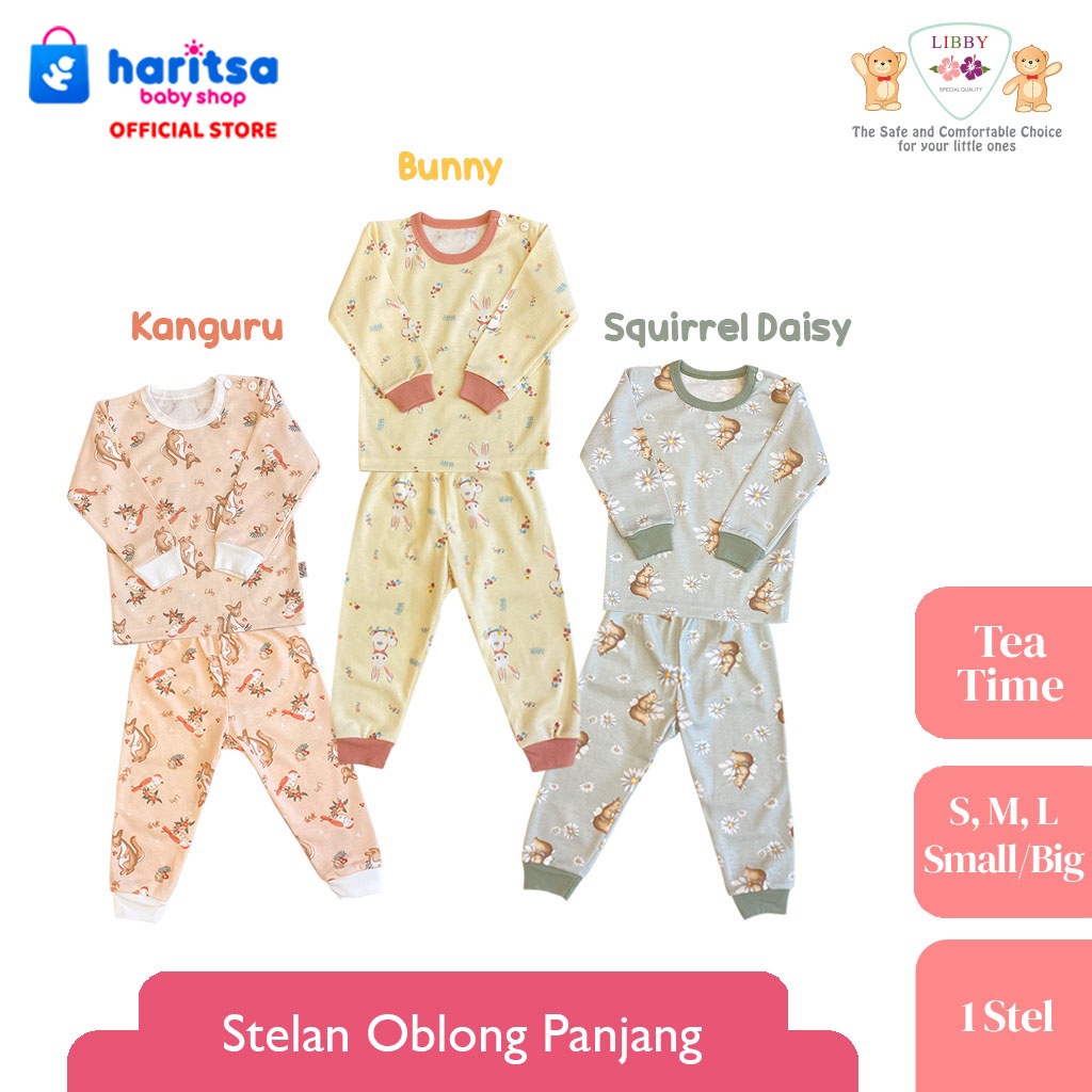 LIBBY Stelan Oblong Panjang Motif Tea Time (Motif Terbaru)