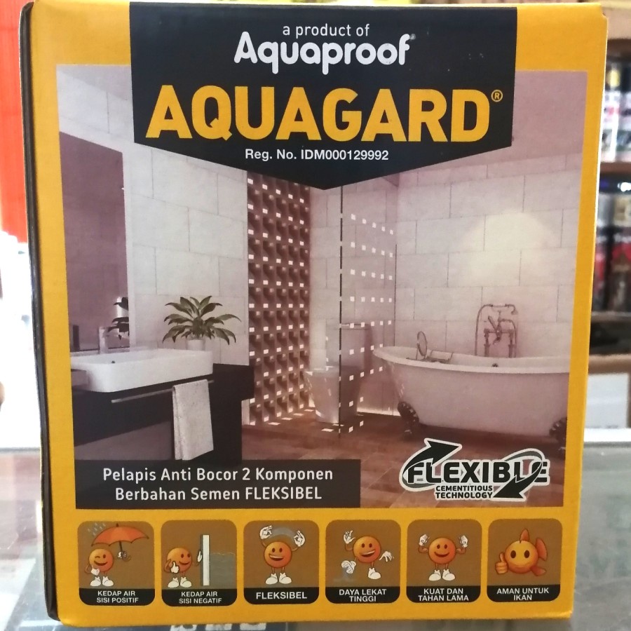 AQUAPROOF AQUAGARD PELAPIS ANTI BOCOR 2 KOMPONEN 2,5 kg