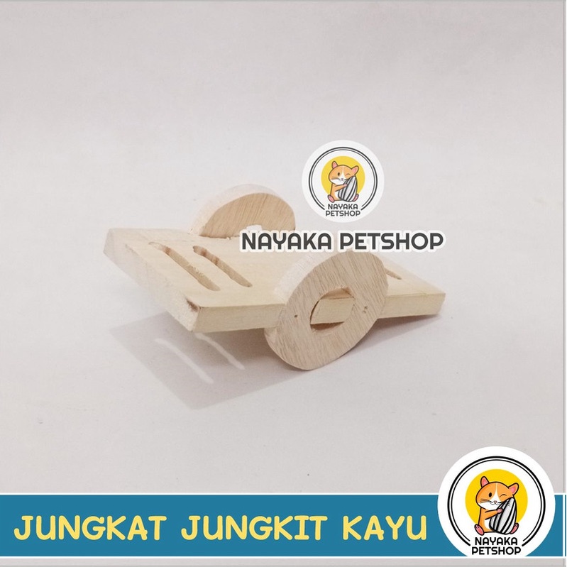 Jungkat Jungkit Kayu Hamster Mainan Hamster Wood Toys