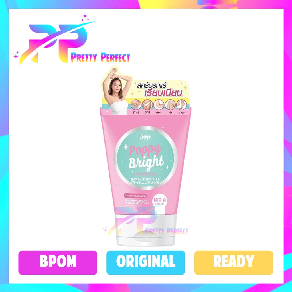 Joji Secret Young Poppy Bright Underarms And Bikini Line Silky Whipp Brightening Scrub