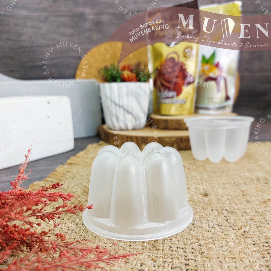CETAKAN AGAR MINI CLOVER / CETAKAN PUDING MINI / LOYANG PLASTIK