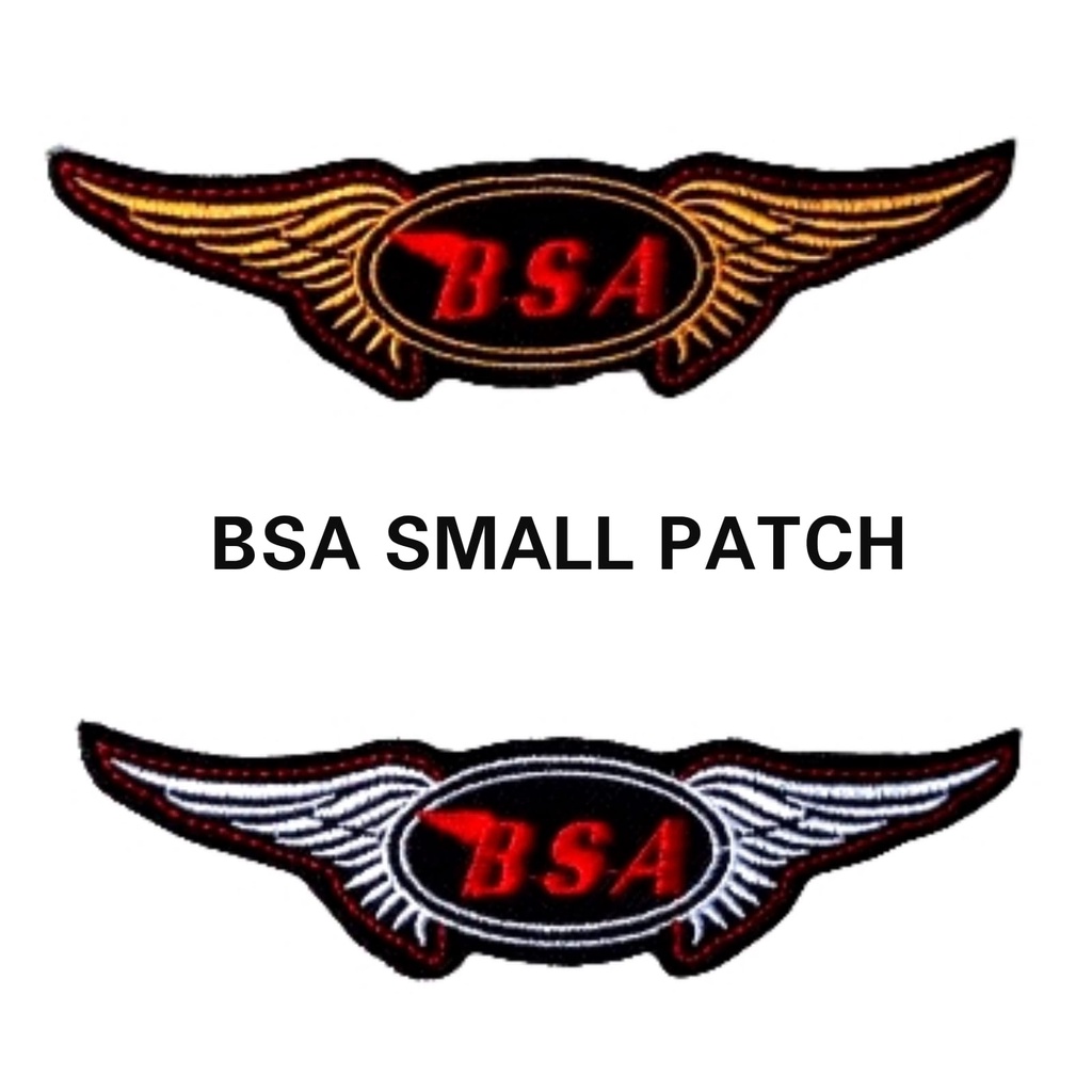 PATCH BSA WING MOTORCYLE BORDIR KECIL