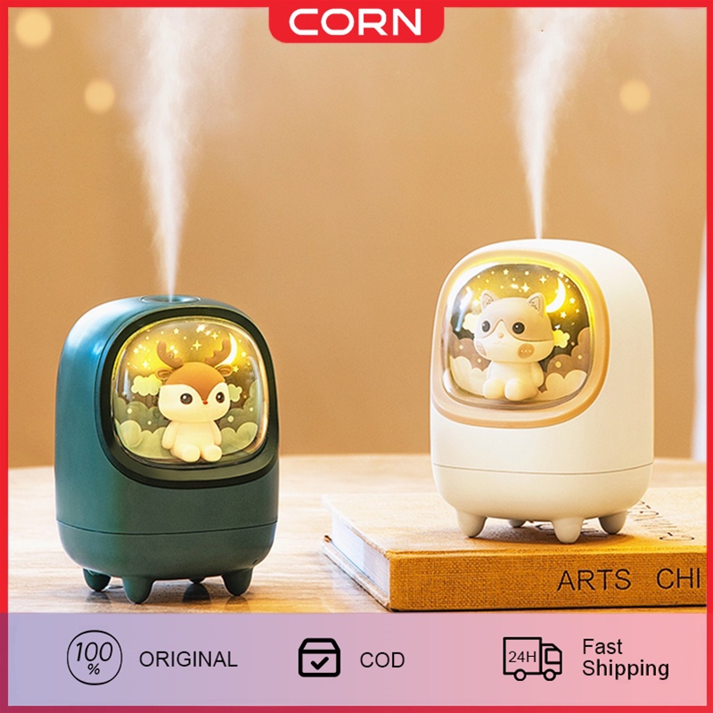 Corn Pelembab Udara Mini Protable Humidifier mini Nano Spray Face Mist Sprayer Air Humidifier 350ml