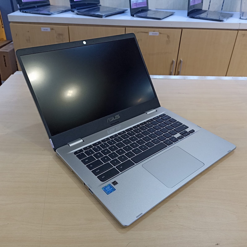 Laptop Murah Baru Asus CHROMEBOOK C424MA INTEL N4020 Ram 4GB 384GB 14&quot; FHD CHROME OS SILVER