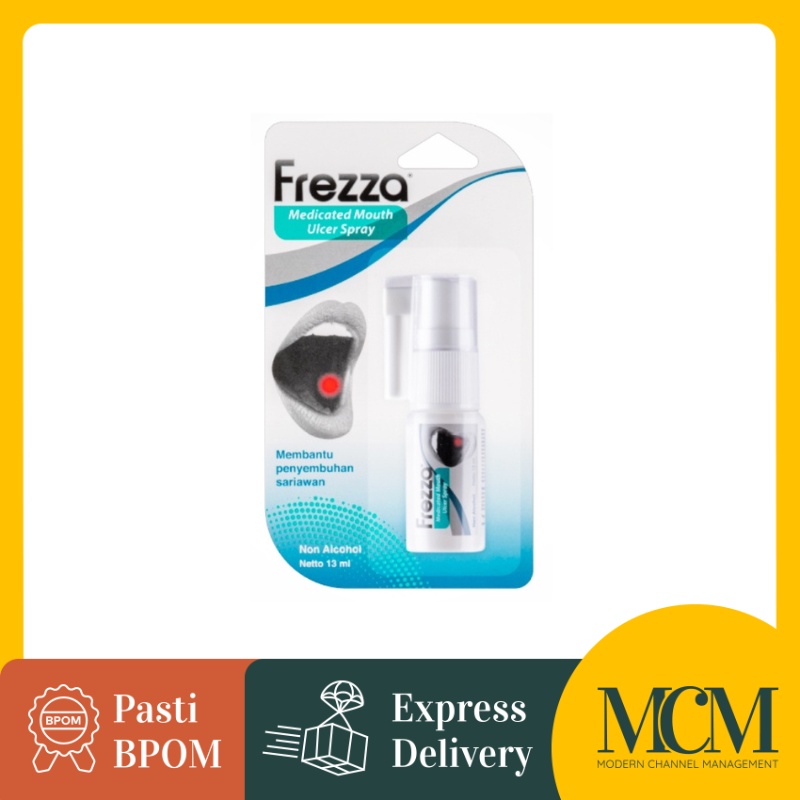 Frezza Medicated Mouth Ulcer Spray - 13 mL - Penyegar Nafas Mulut