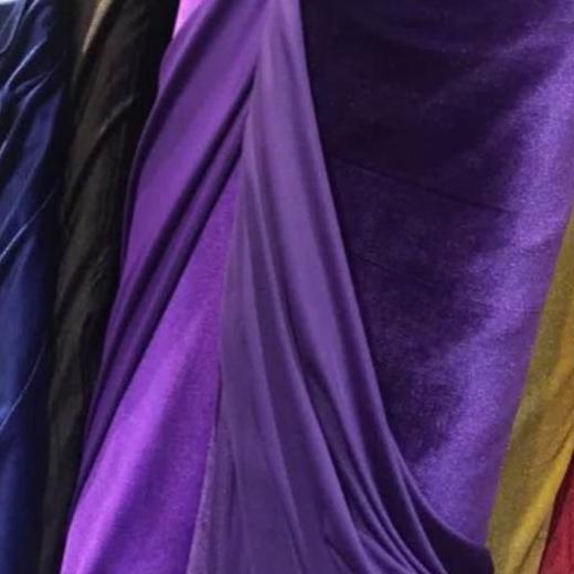 Terbaru✅-Kain Bludru Slempang Tebal Kaku Hitam Maroon/per meter