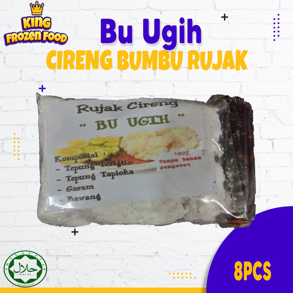 Cireng Bumbu Rujak Bu Ugih Kemasan 8 PCS