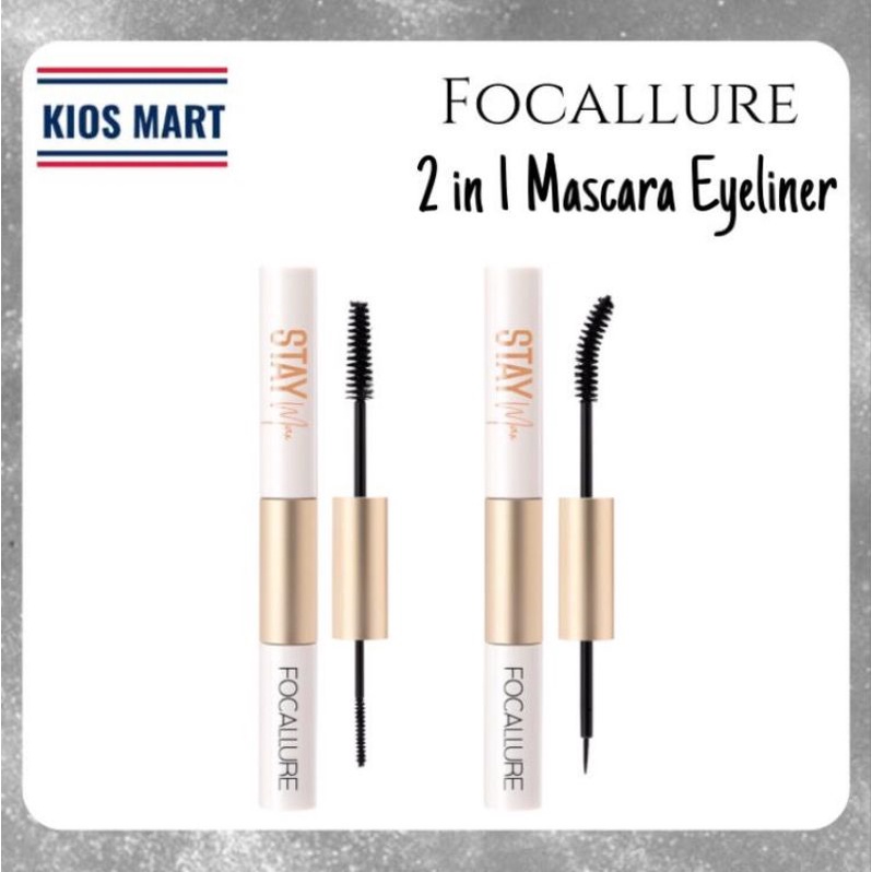 Focallure 2in1 Waterproof Mascara &amp; Eyeliner Fiber Eyelash Primer