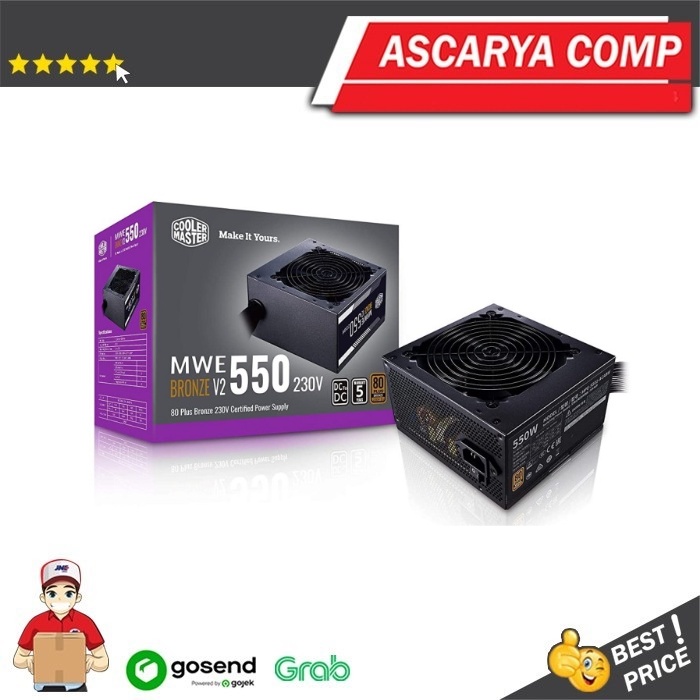 PSU Cooler Master MWE 550 V2 Bronze - MWE 550W 80+ BRONZE