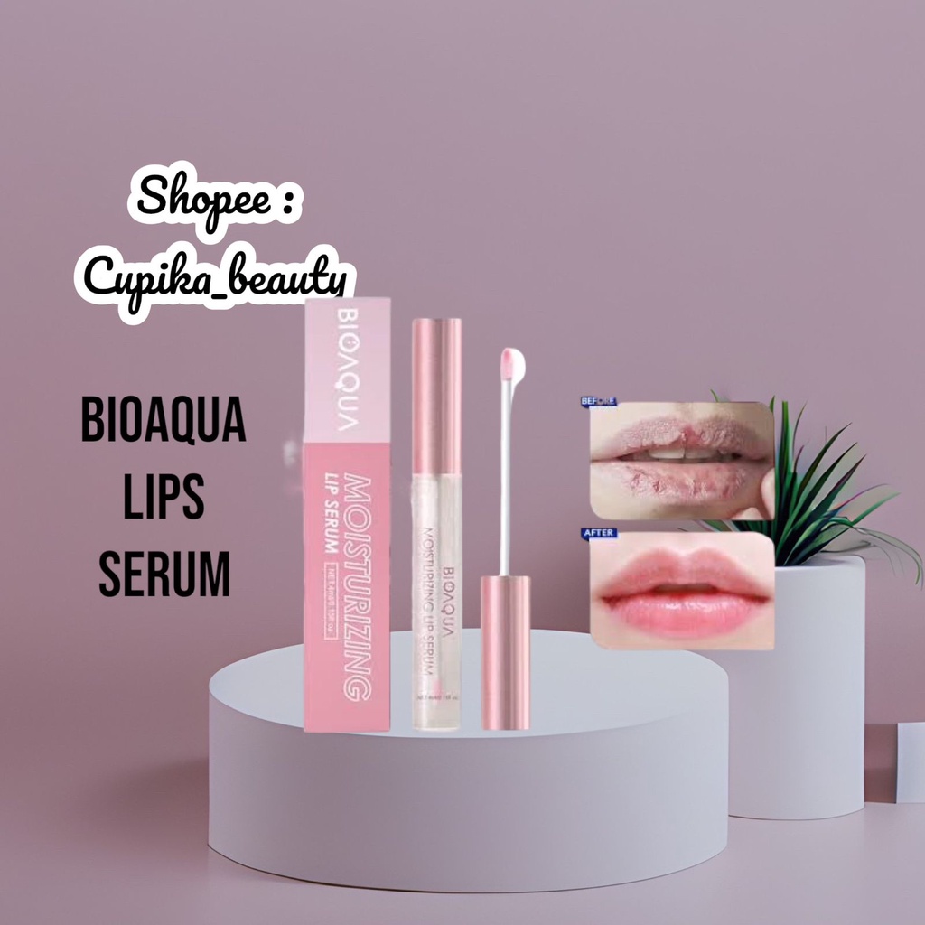 [ua] bioaqua lips serum original bpom - bioaqua moisturizing lip serum 4ml