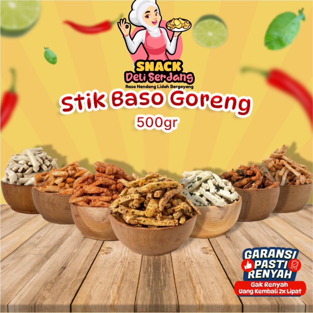 [500gram] BASRENG PEDAS DAUN JERUK | ORIGINAL DAUN JERUK by SNACK DELISERDANG