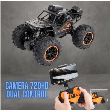 Remote Control Car Camera RC Mobil Mainan Anak Laki 720HD WIFI Offroad