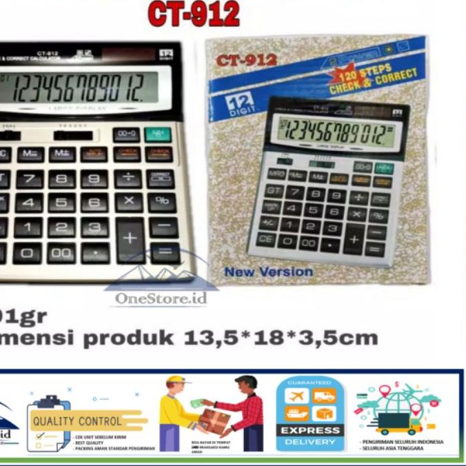 

QC PASS⚡️-KALKULATOR 912 SEDANG