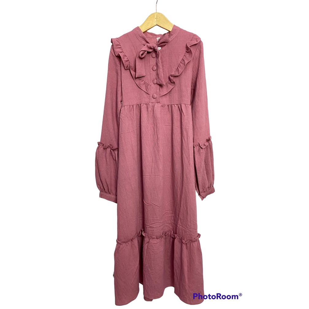 Two Mix - Raya Collection 2024 - Baju Dress Gamis Anak Perempuan 5 - 15 Tahun Lebaran Ramadan M1901-3