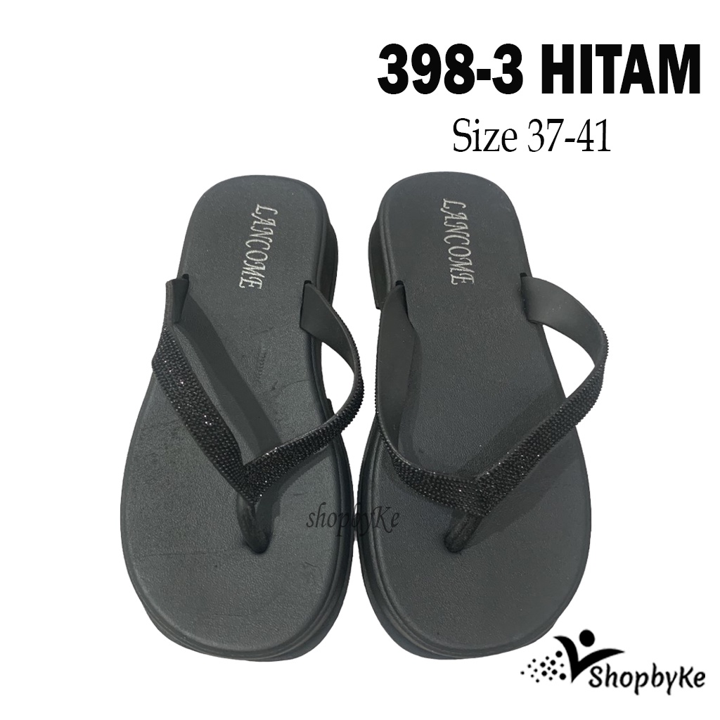 Sandal Japit Hak Wedges 398-3 Size 37-41 / Sandal Japit Fashion