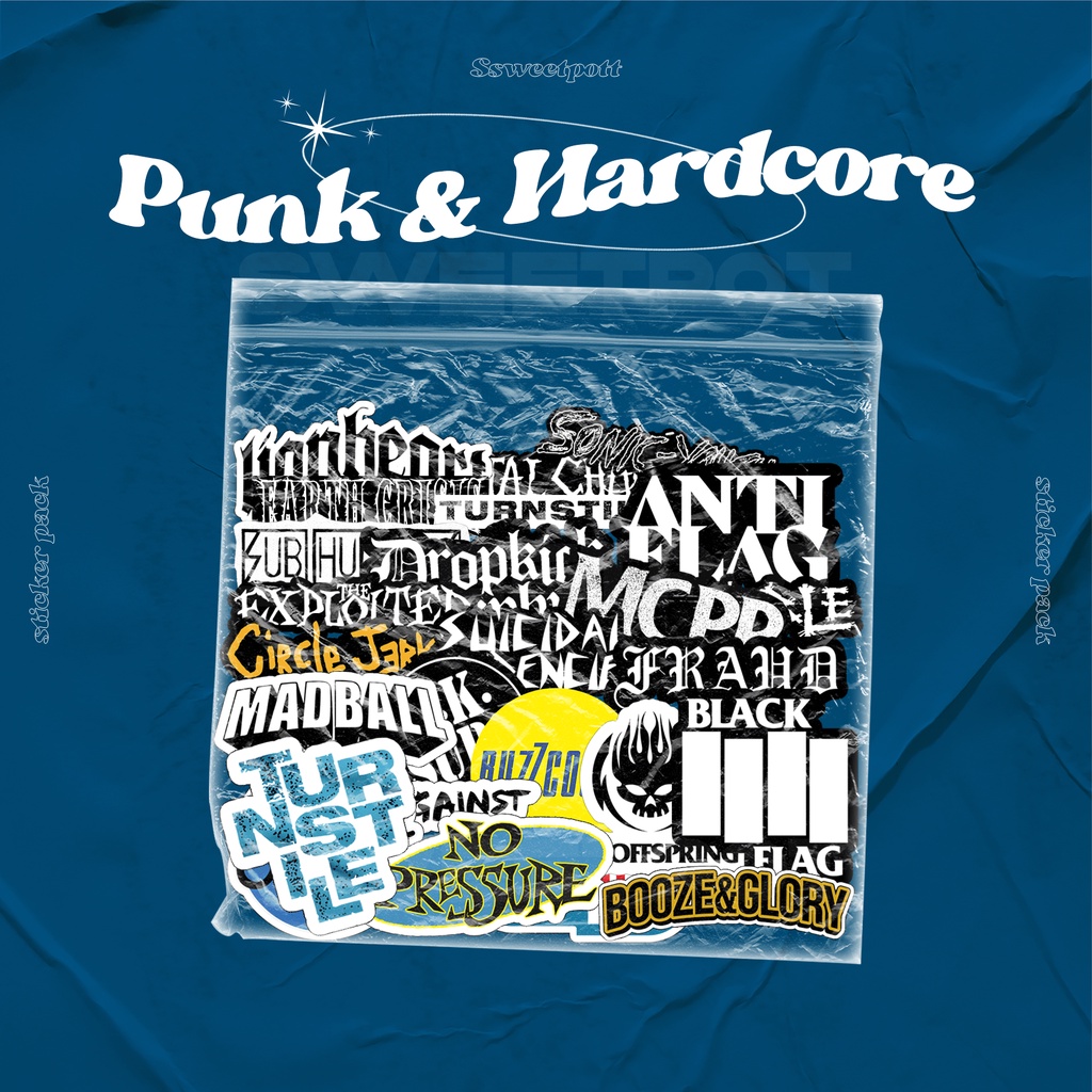 

(BISA COD) STICKER PACK [PUNK & HARDCORE BAND EDITION] / STICKER AESTHETIC / STICKER RANDOM ISI 5 / STICKER METAL / STICKER POP / STICKER INDIE / STICKER BAND