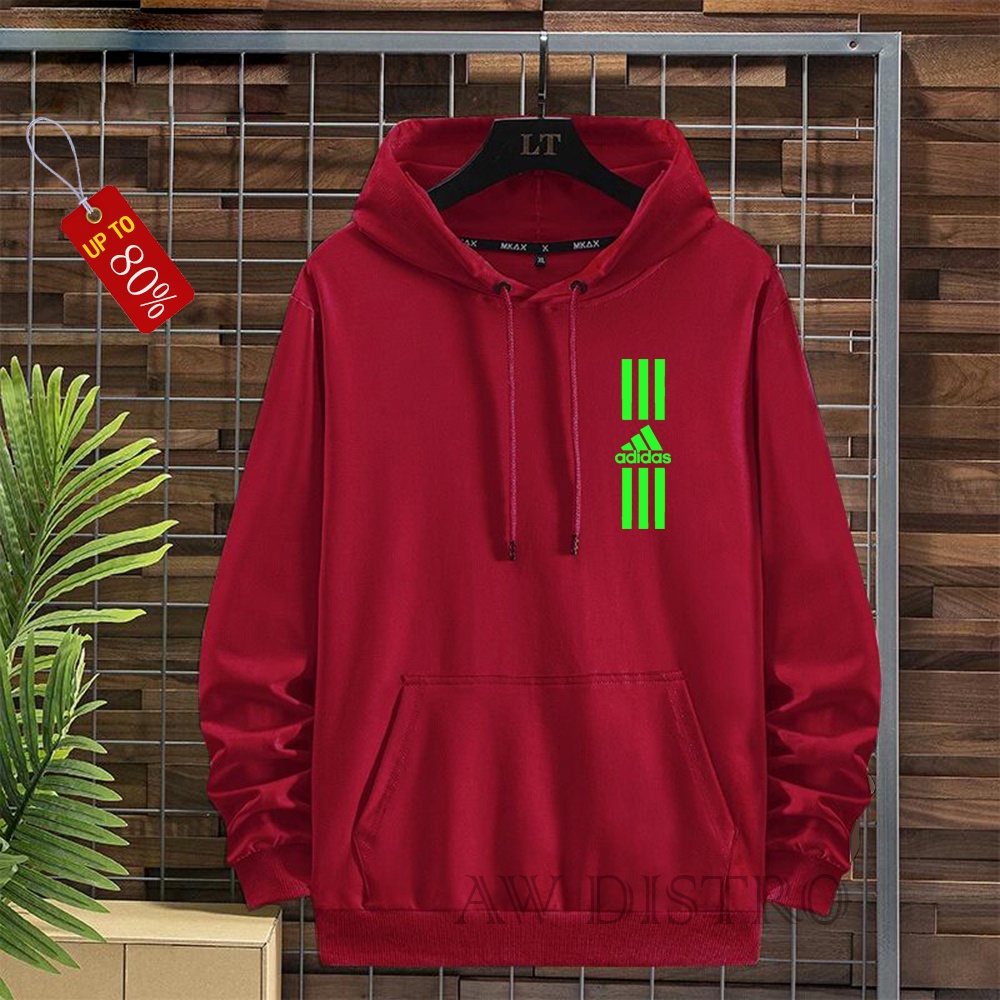 COD Promo Termurah Sweater Hoodie Modern Ads 333 Text Neon Premium Quality