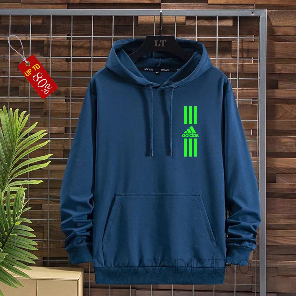 COD Promo Termurah Sweater Hoodie Modern Ads 333 Text Neon Premium Quality