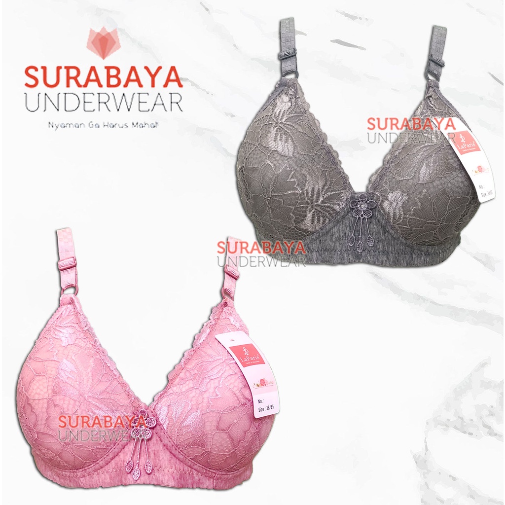 BRA / BH RENDA TANPA KAWAT LAPARIS