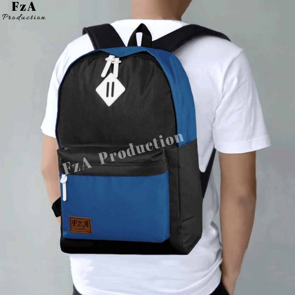 FzA Official - Tas Ransel Gendong Laptop Distro Sekolah Kuliah Pria Wanita Backpack Murah Original Tas Punggung Laptop -BBRC