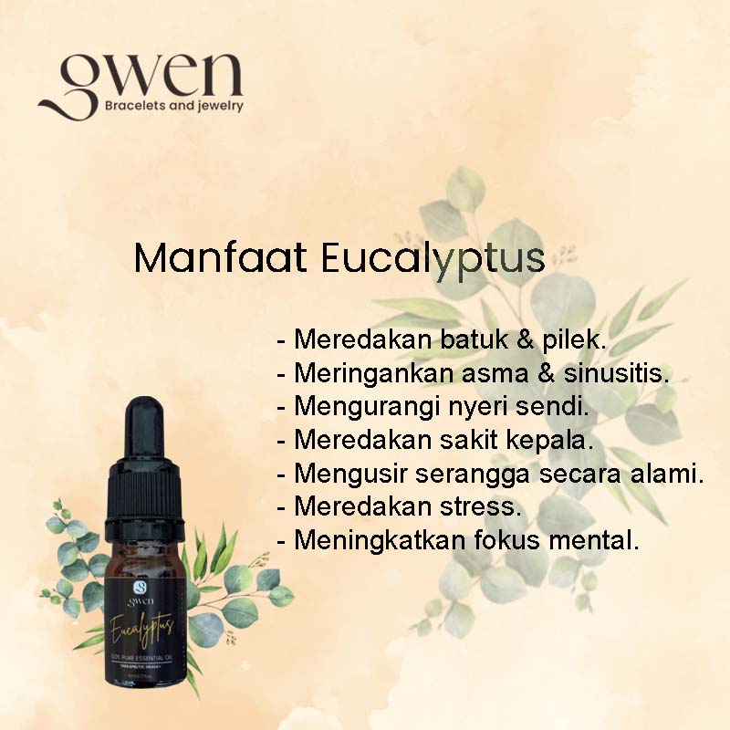 Pure Eucalyptus Essential Oil / Minyak Esensial Atsiri Eucalyptus Murni 100%