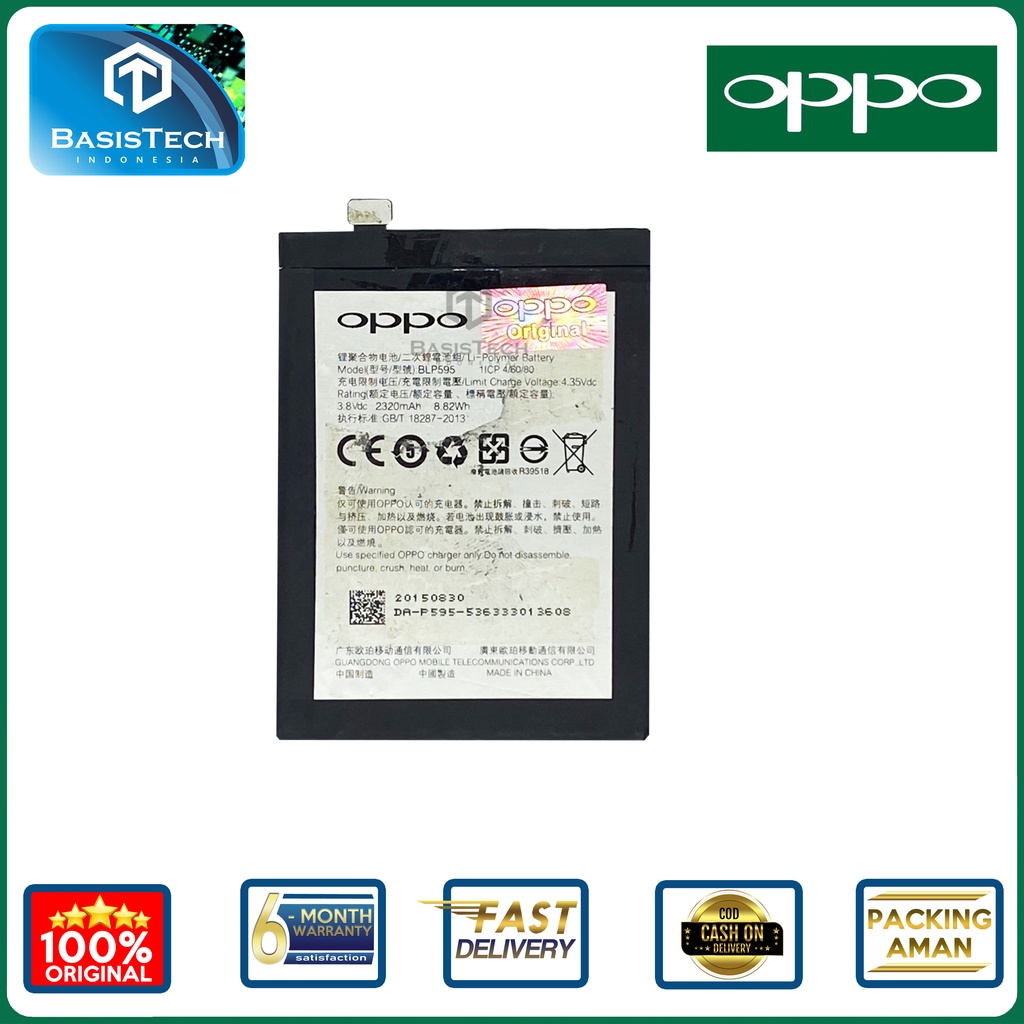 BATERAI OPPO R7 - OPPO R7 Lite R7F R7T F7C - BLP595 - ORI