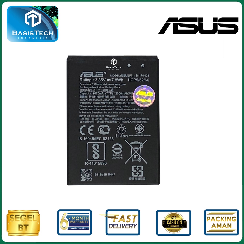 BATERAI ASUS ZENFONE GO B 4.5 - ZB450KL ZB452KL ZB452KG - X014D - B11P1428 - ORI99