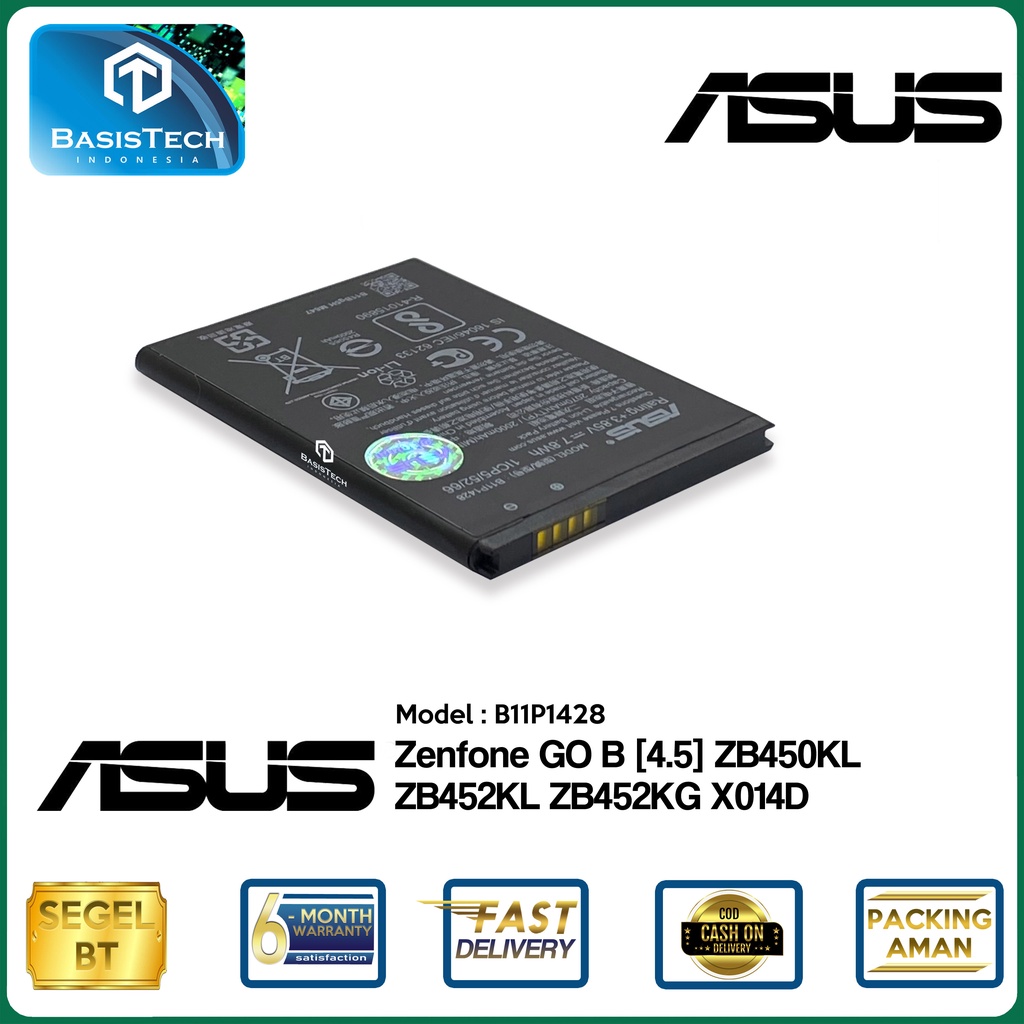 BATERAI ASUS ZENFONE GO B 4.5 - ZB450KL ZB452KL ZB452KG - X014D - B11P1428 - ORI99