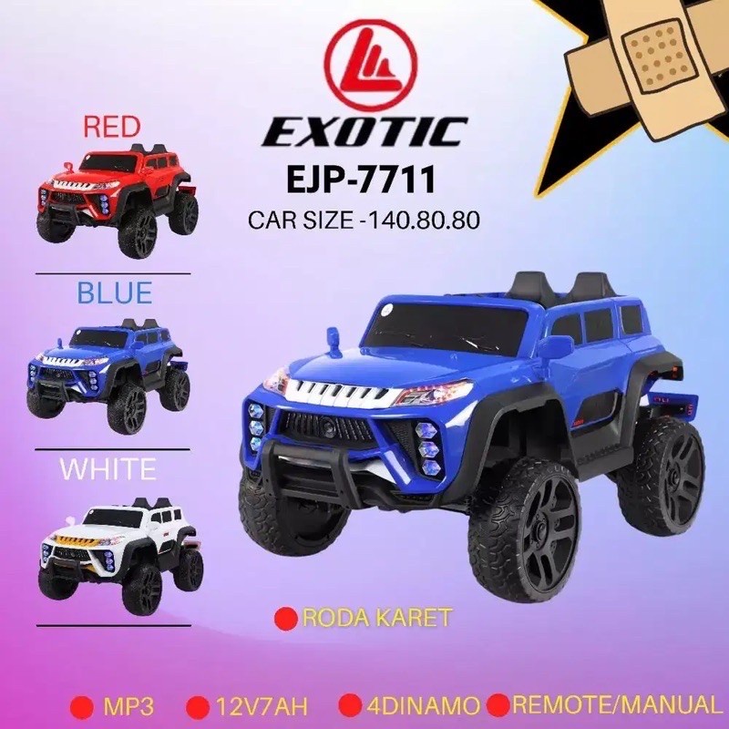 Mainan anak Mobil aki anak Ejp7711/ejp7711/ejp7711 Pajero