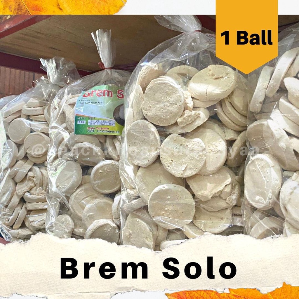 

Brem Solo 1 BALL ( 1 KG )/ Brem/ Snack Kiloan Murah/ MAK E DOR