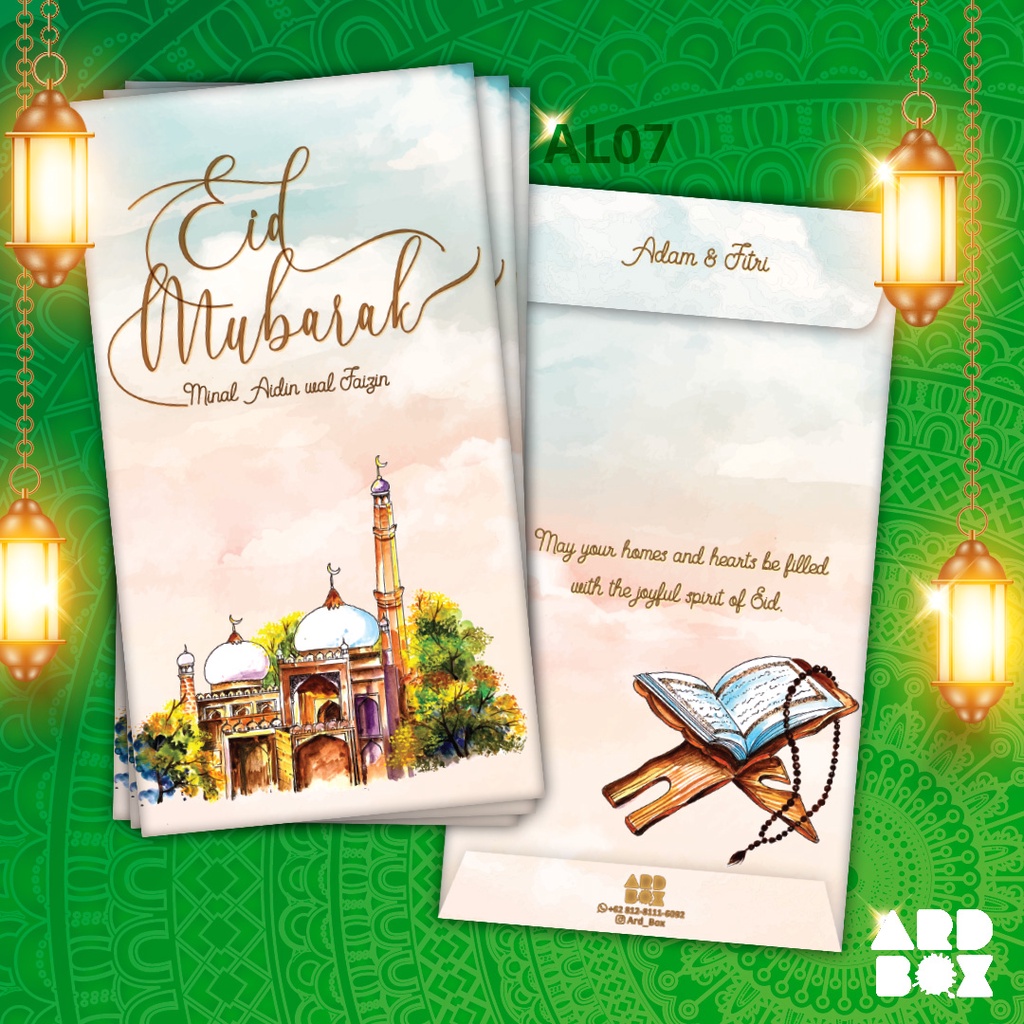 

Custom Amplop Uang Hari Raya Idul Fitri THR Ramadan Unik Baru AL07
