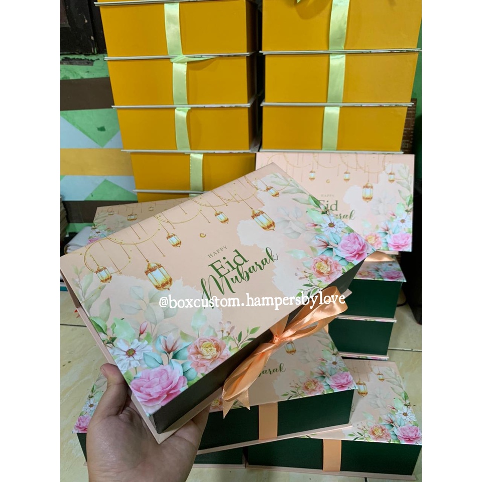 

Box Hampers Kue Kering / Box Hampers Lebaran / Box Idul Fitri 25x15x8