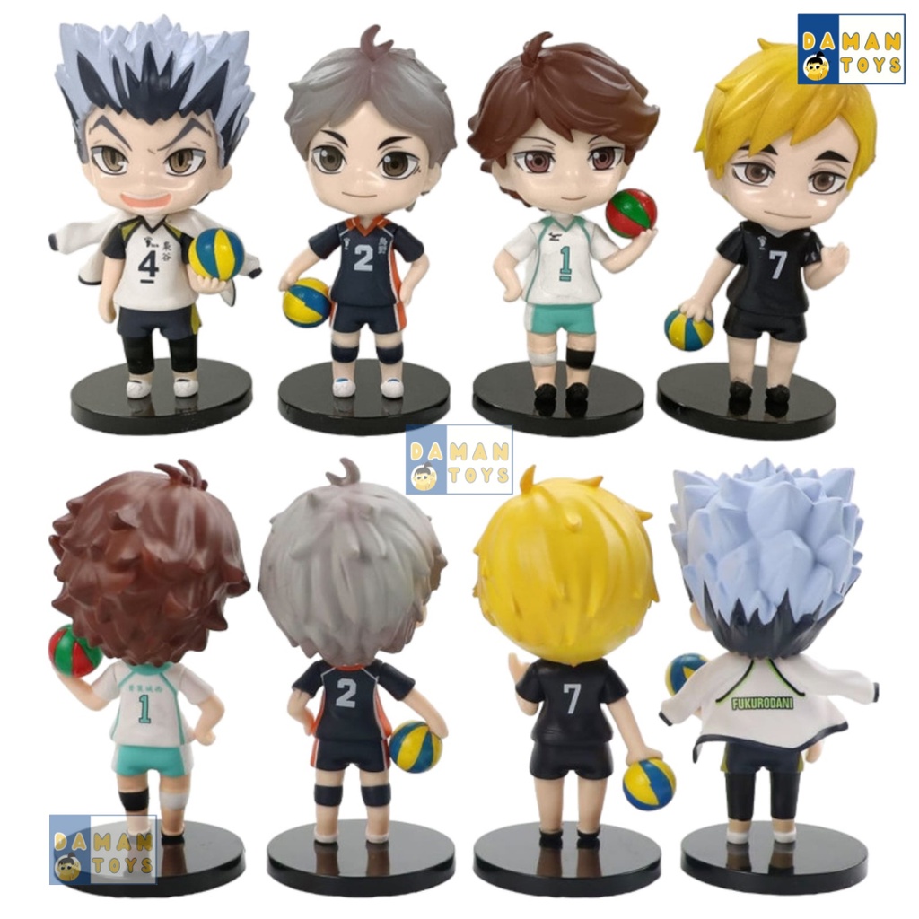 Action Figure Haikyu Volleyball Anime set 8