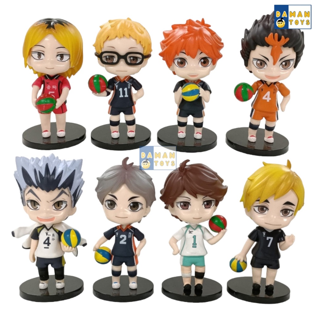 Action Figure Haikyu Volleyball Anime set 8