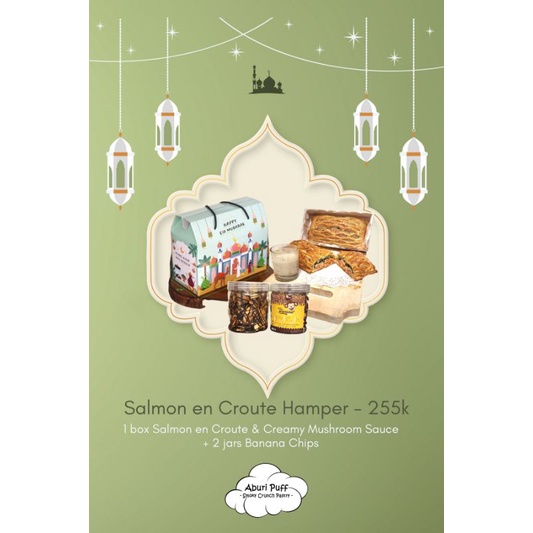 

Salmon en Croute Hampers / hampers idul fitri / hampers lebaran / hantaran lebaran / kue lebaran