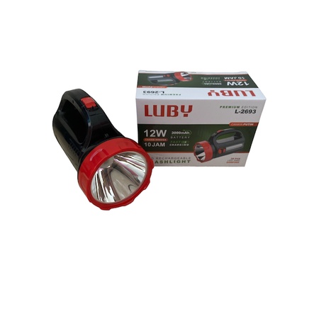Luby Senter Tangan 2 in 1 L-2693 LED 12 Watt 28 SMD LED Cahaya PUTIH