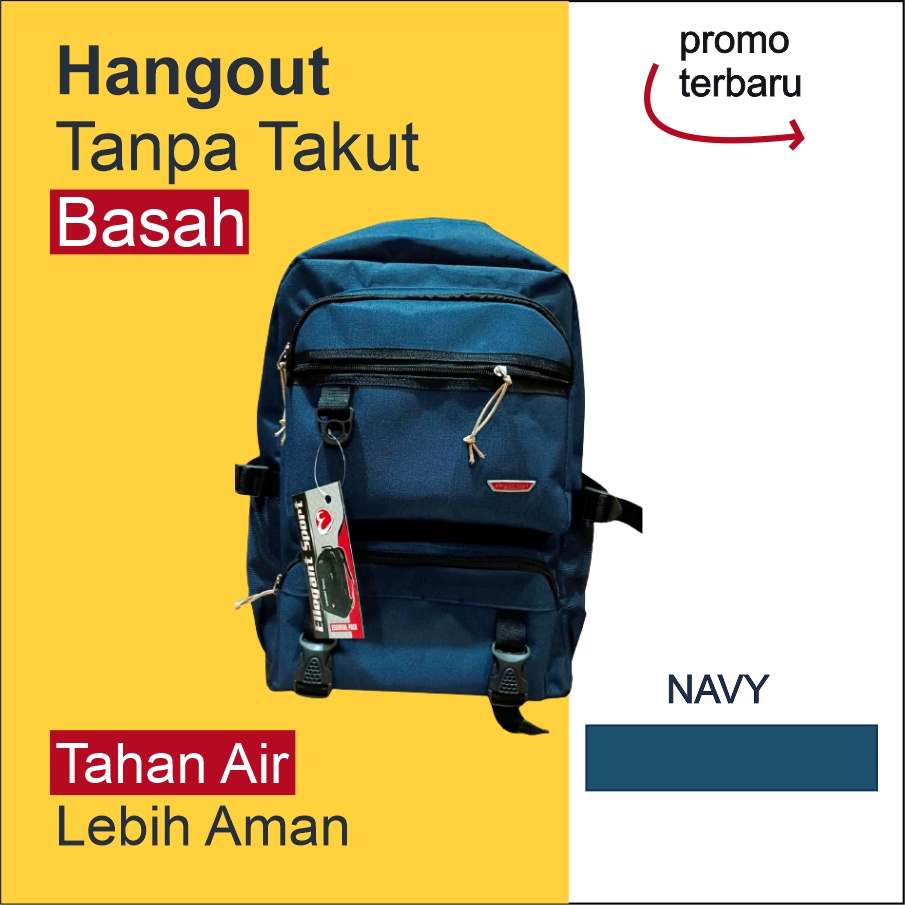 tas ransel pria kekinian, tas ransel terbaru untuk sekolah hunting backaper dan traveling