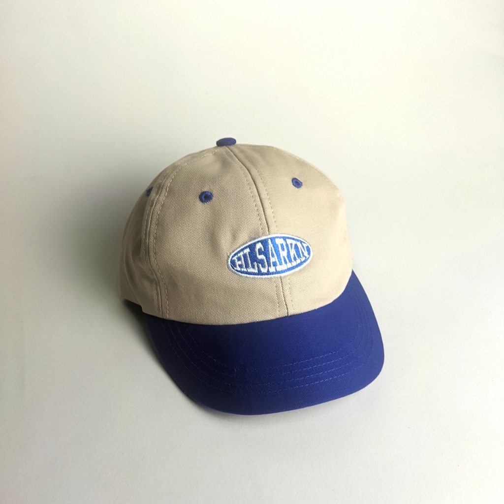 HELIAS ARKEIN - Topi 6 Panel - Ouval Cream&Blue