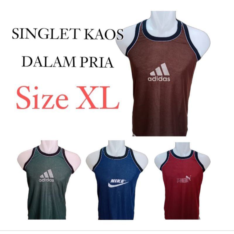 kaos singlet pria gaul murah