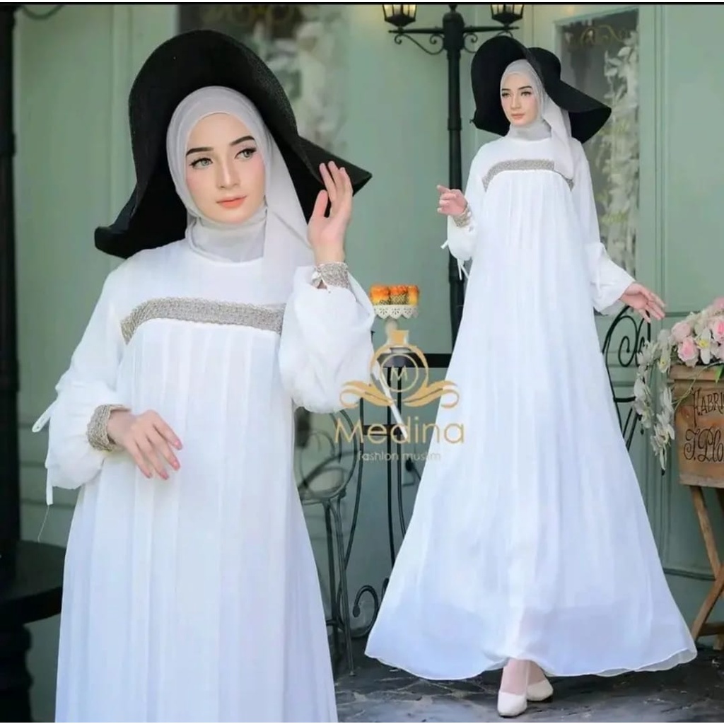 Gamis Medina Longdress Arab Murah Daster Panjang Viral