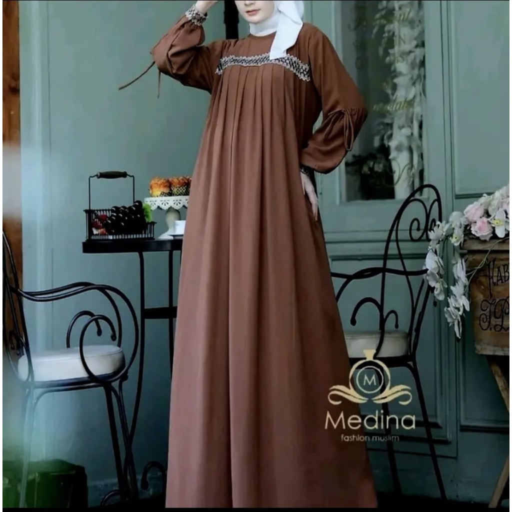 Gamis Medina Longdress Arab Murah Daster Panjang Viral