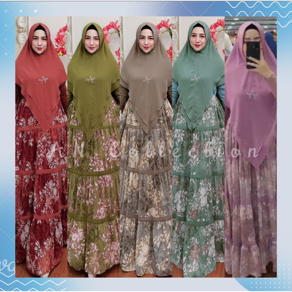 Alisba syari series gamis syari original by Arsyakayla