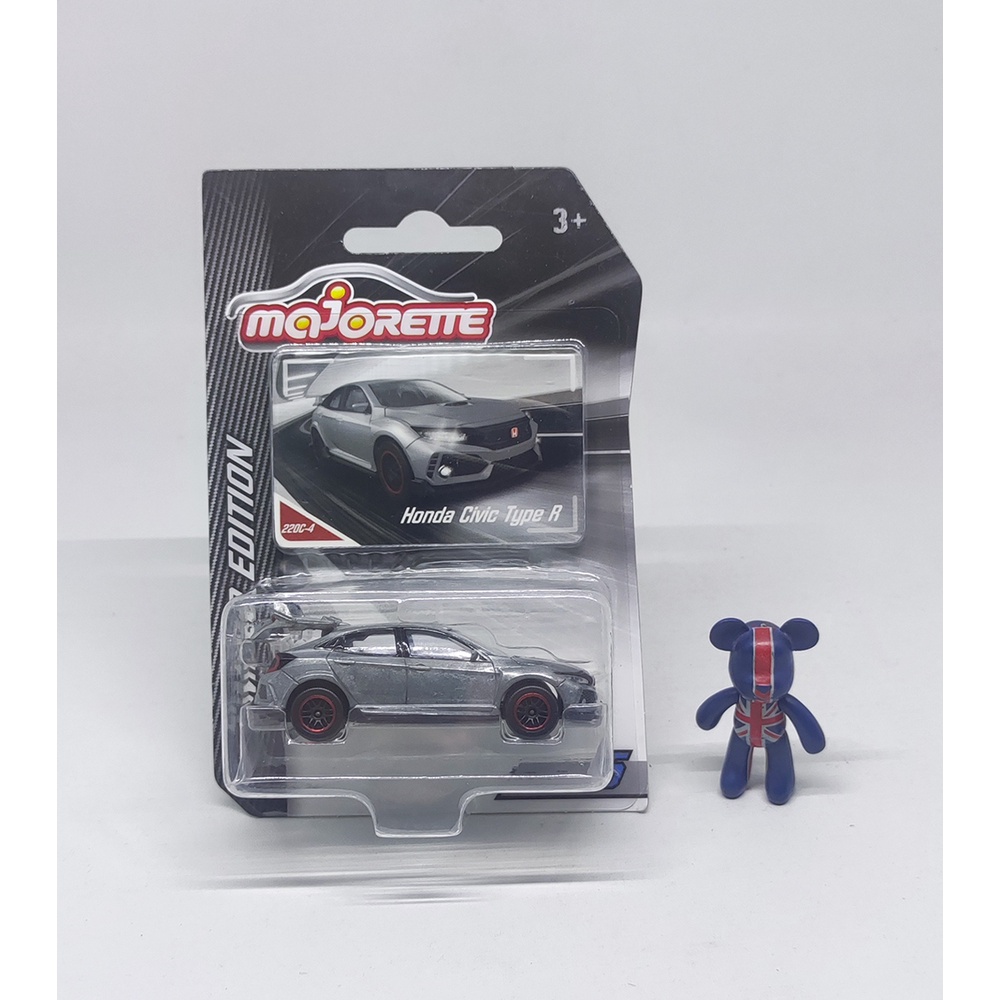 Majorette 1:64 Honda Civic Type R Zamac Chrome Limited Edition