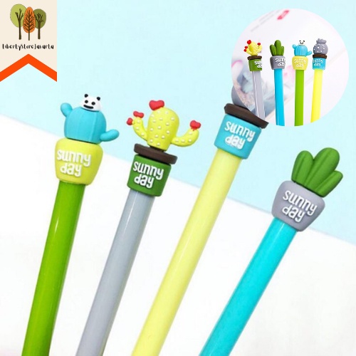 

Pulpen Gel Karakter Kaktus Sunny Day Pena Pen Lucu Import Fancy Stuff Best Gift Stationery For School Alat Tulis Kantor Sekolah Ready Grosir Kado Ulang Tahun READY COD