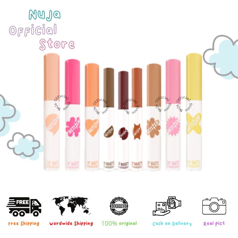 [PILIH JNT✅] MADAME GIE LIP MATTE NETIZEN | LIP MATTE | LIP CREAM | LIPSTIK | MADAME GIE