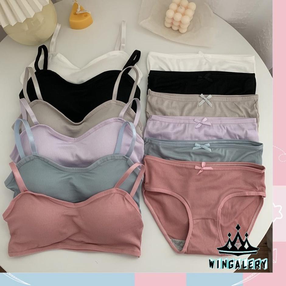 Hot Sale WINGALERY Set Pakaian Dalam Wanita Import 1059