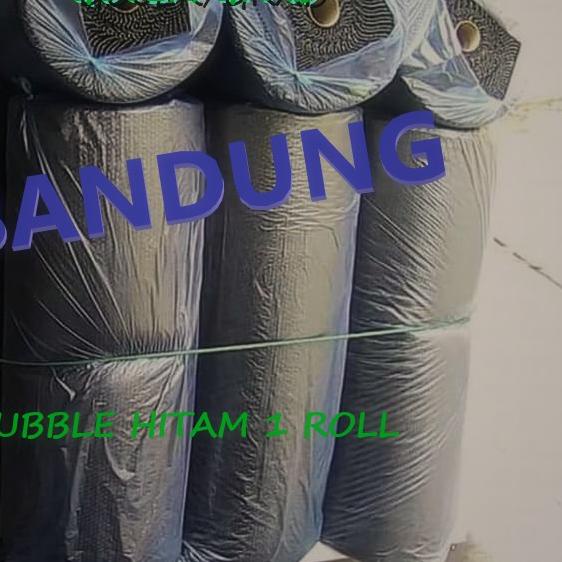 

Ramadhan Sale⭐-Bubble wrap warna hitam 50m x 1.25m buble bandung bubblewrap praktis plastik warp 1 roll